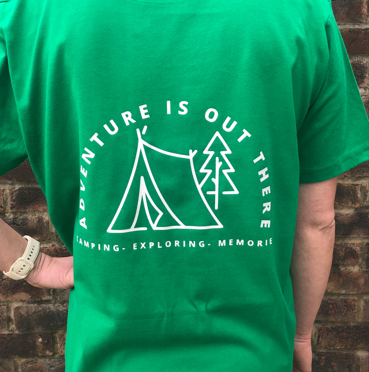 "Adventure is out there" Tee