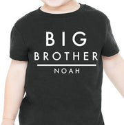 Big Brother Black Short Sleeve Personalised Tee
