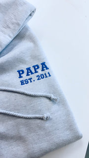 Personalised Dad Embroidery.