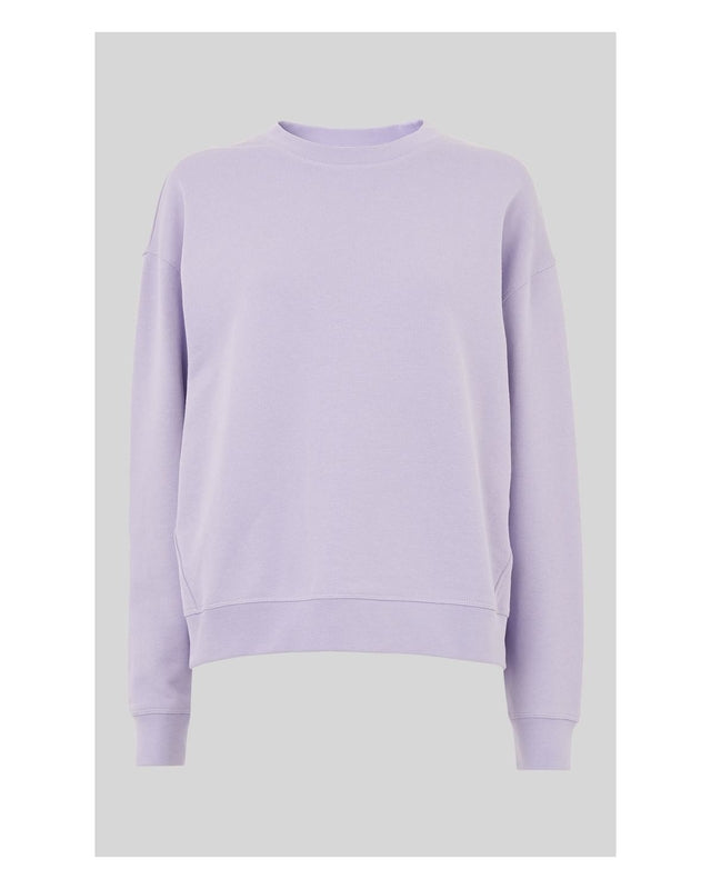 Lilac Oversized Plain Jumper (One Size 16-22)