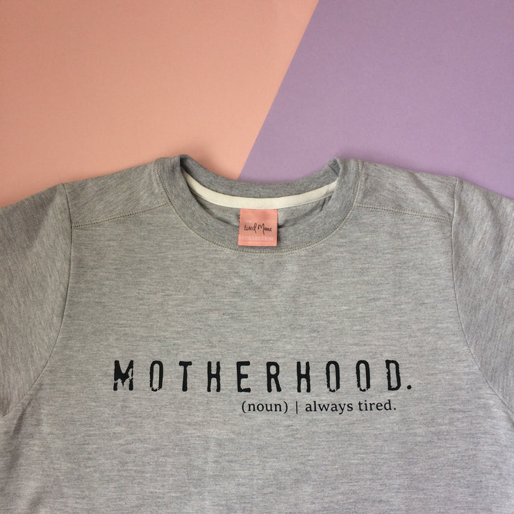 Motherhood Jumper | Grey and Black